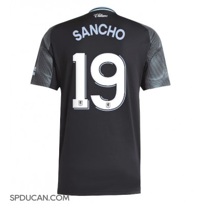 Muški Nogometni Dres Aston Villa Jadon Sancho #19 Gostujuci 2025-26 Kratak Rukav Muški Nogometni Dres Aston Villa Jadon Sancho #19 Gostujuci 2025-26 Kratak Rukav